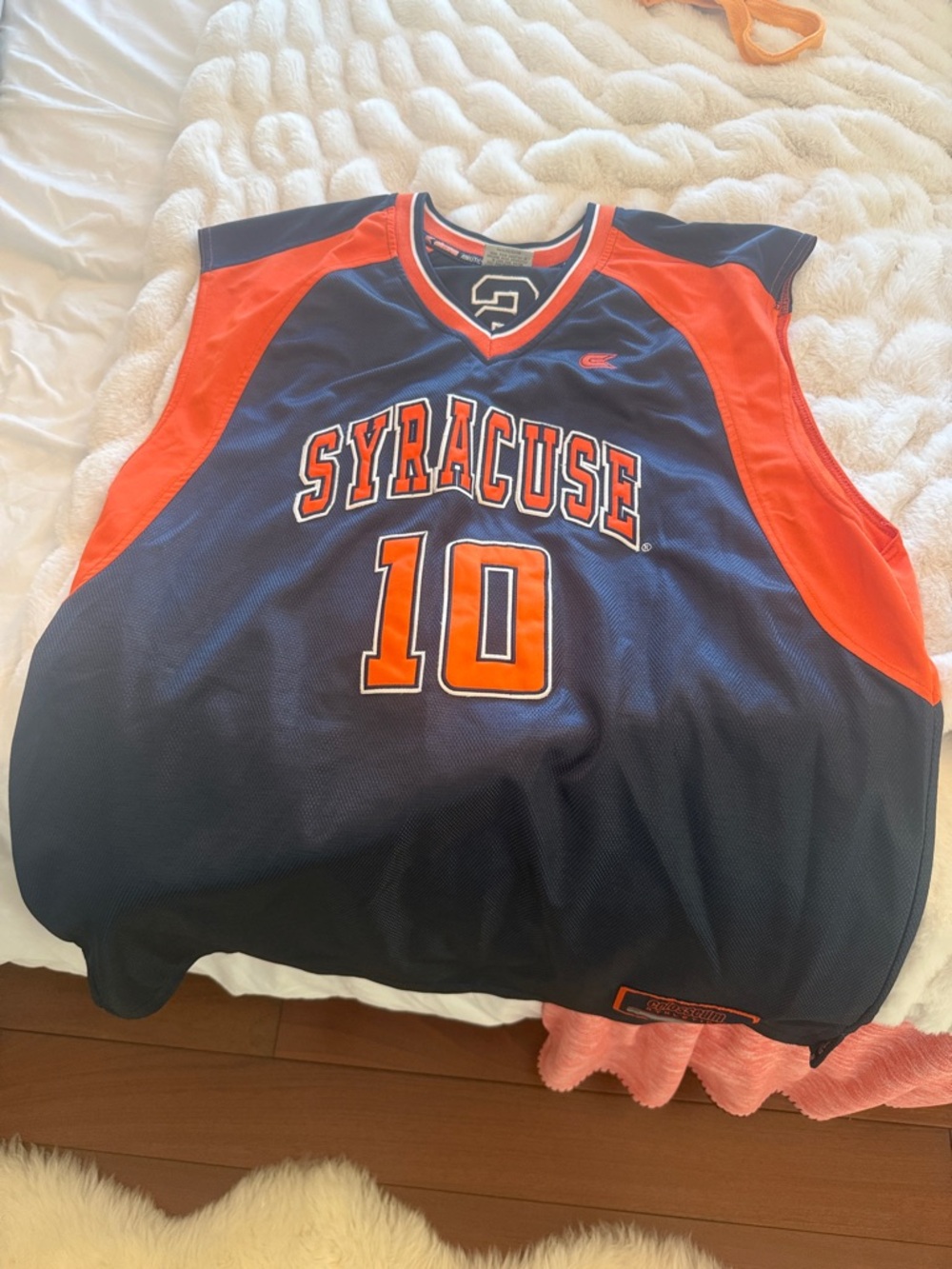 Syracuse #10 Women’s Basketball Jersey - Navy & Orange